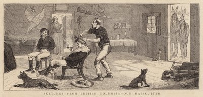 Skisser från British Columbia, vår frisör av Alfred Chantrey Corbould