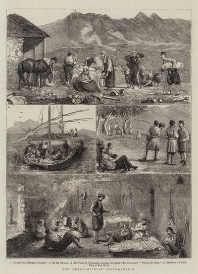 Upproret i Herzegovinia av Alfred Chantrey Corbould