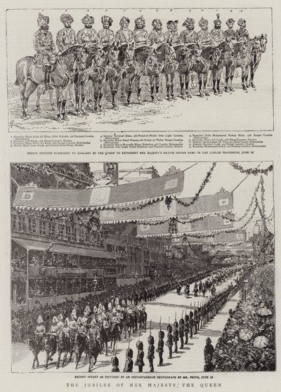 Hennes Majestät Drottningens jubileum av Alfred Chantrey Corbould