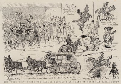 The Wild West under the Hammer, Buffalo Bills försäljning av hästar på Earl