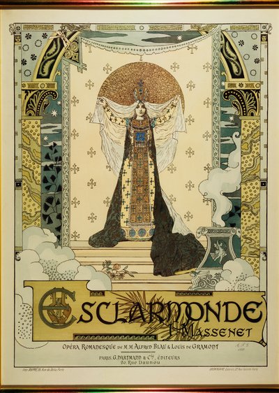 Esclarmonde, opera av Jules Massenet (12 maj 1842 - 13 augusti 1912) av Alfred Choubrac