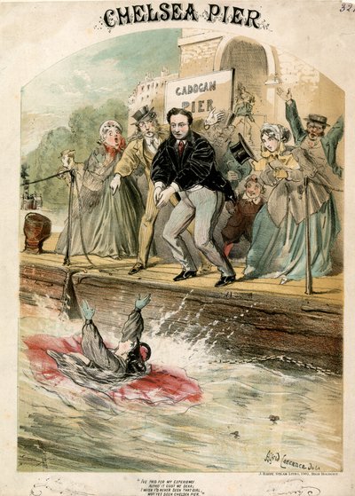 Chelsea Pier av Alfred Concanen