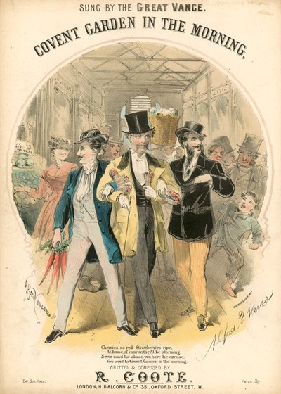 Musikmusik: Covent Garden in the Morning av Alfred Concanen