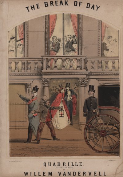 The Break Of Day (färg litho) av Alfred Concanen