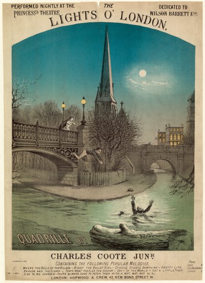 The Lights of London av Alfred Concanen
