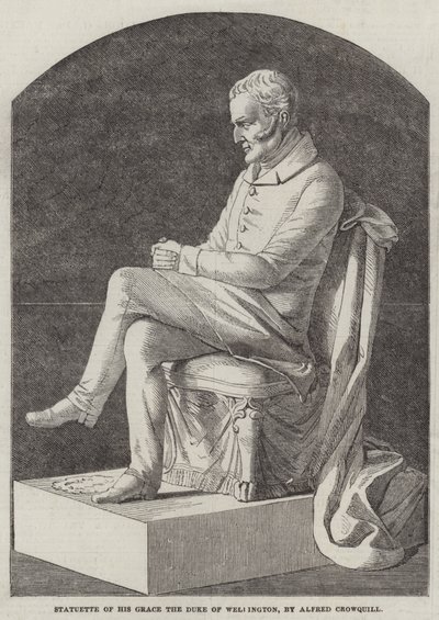 Statyett av Hans nåd hertigen av Wellington av Alfred Crowquill