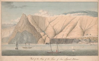 En del av bukten i staden San Miguel, La Palma av Alfred Diston