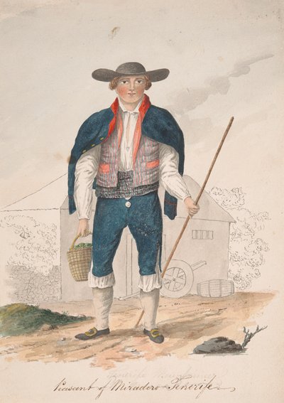 テネリフェ島のミラデロの農民 av Alfred Diston