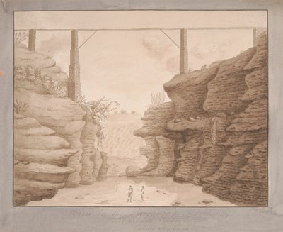 Utsikt i Barracano de Martianez, Port Orotava, Teneriffa, med utsikt norrut av Alfred Diston