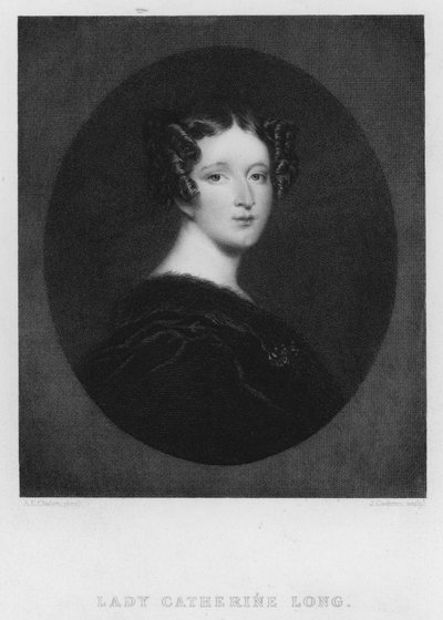 Lady Catherine Long (gravyr) av Alfred Edward (after) Chalon