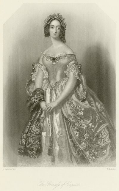 Prinsessan av Capua av Alfred Edward Chalon