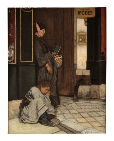 Tiggeri tolererad (olja på duk) av Alfred Emile Stevens