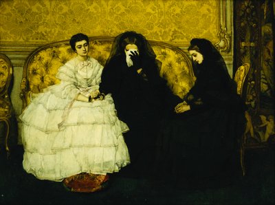 Trösten, 1857 av Alfred Emile Stevens