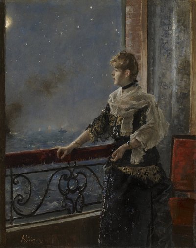 Månsken av Alfred Emile Stevens