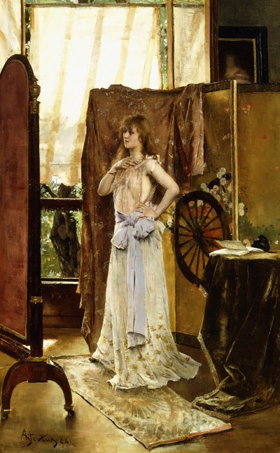 Repetition, 1888 av Alfred Emile Stevens