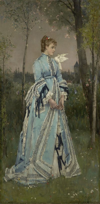 Våren 1877 av Alfred Emile Stevens