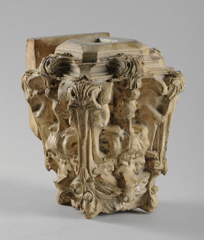 En av 9 maquetter för Sam Wilson Chimneypiece, c.1908-14 (gips & shellack) av Alfred Gilbert