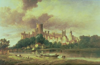 Utsikt över Windsor Castle av Alfred Gomersal Vickers