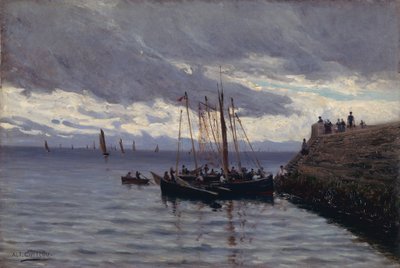 Sardinfiskarnas ankomst av Alfred Guillou