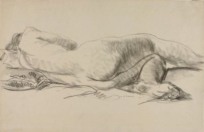 Liggande naken av Alfred H. Maurer