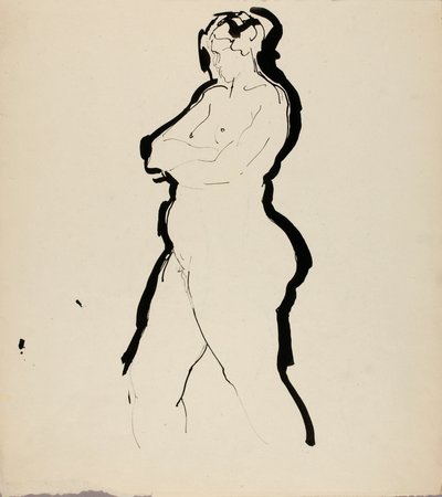 Stående naken av Alfred H. Maurer