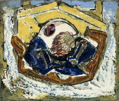 Stilleben med kronärtskocka, II av Alfred H. Maurer