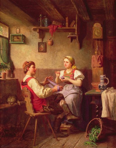 Slingrande ull av Alfred Hamacher