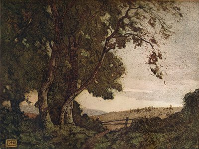 Den hängande askan, c1910 av Alfred Hartley