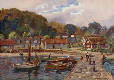 Arild, ett fiskeläge nära Molle av Alfred Heaton Cooper
