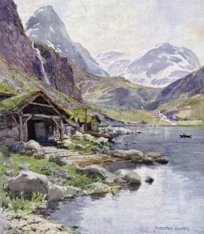 Meraak, Geirangerfjorden av Alfred Heaton Cooper