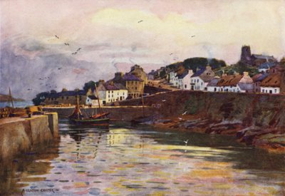 Hamnen, Roundstone, County Galway av Alfred Heaton Cooper