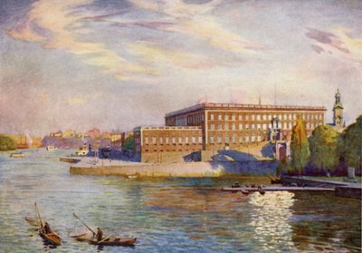 Kungliga slottet, Stockholm av Alfred Heaton Cooper