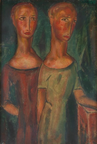 Dualitet, ca. 1925-1930. av Alfred Henry Maurer