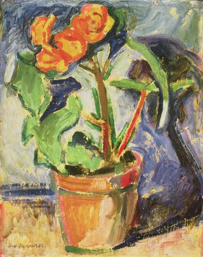 Kruka med blommor av Alfred Henry Maurer