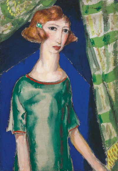 Ung kvinna, ca 1920-25 av Alfred Henry Maurer