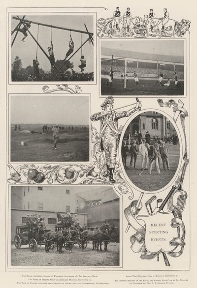 Senaste sportevenemang av Alfred Hugh Fisher