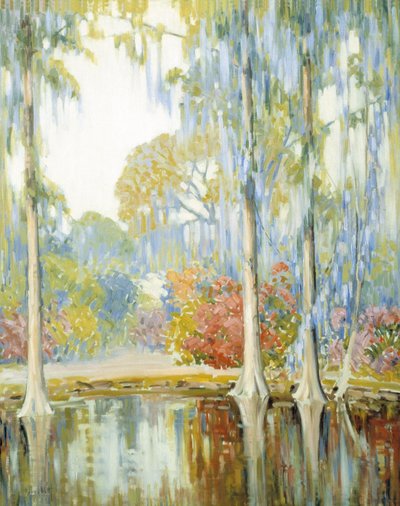 Magnolia trädgårdar av Alfred Hutty