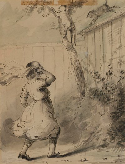 Carrie och katterna av Alfred Jacob Miller