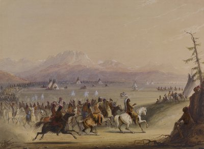 Kavalkad av Alfred Jacob Miller