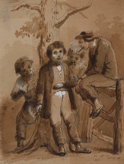 Berusade Sam av Alfred Jacob Miller