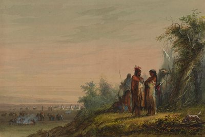 Läger av Alfred Jacob Miller