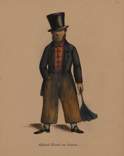 Gabriel Ravel som Simon av Alfred Jacob Miller