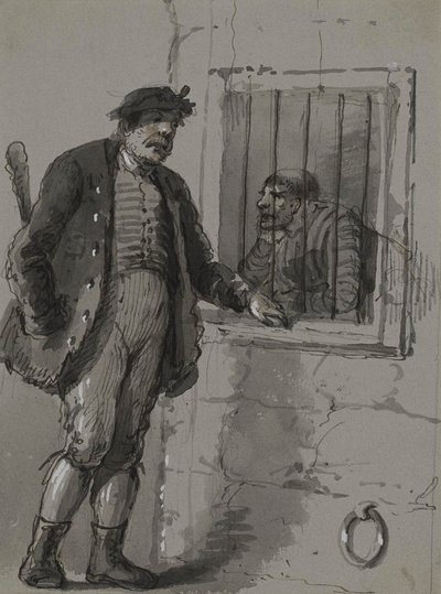 Irländskt gräl av Alfred Jacob Miller