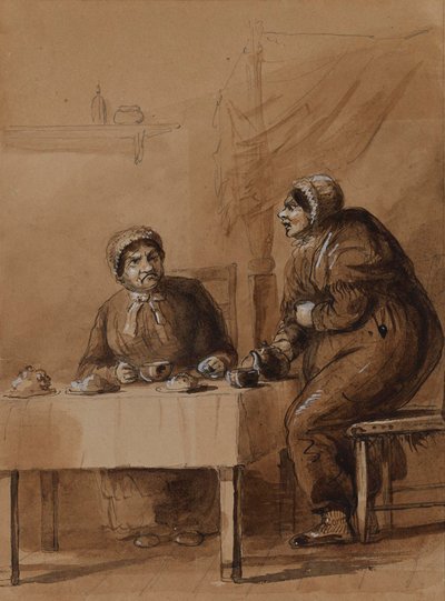 Sairey Gamp och Betsy Prig av Alfred Jacob Miller