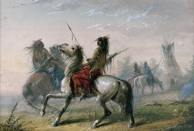 Snakeindianer av Alfred Jacob Miller