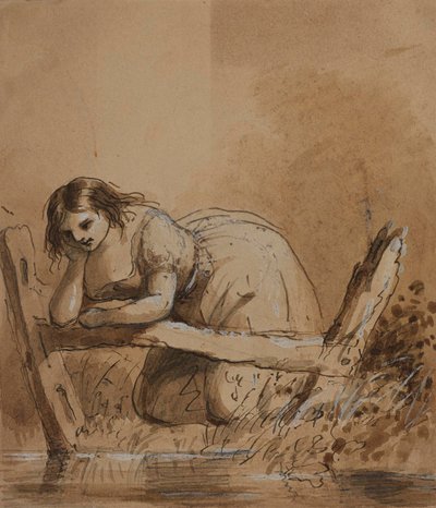 Drömmaren. Bygger luftslott. av Alfred Jacob Miller