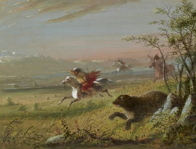 Grizzlybjörnen av Alfred Jacob Miller
