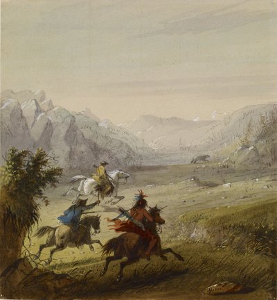Grizzlybjörnen av Alfred Jacob Miller