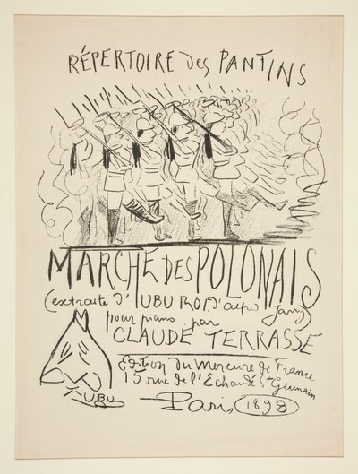 Katalog över marionetten: Polackernas marsch av Alfred Jarry