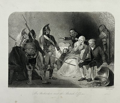 Mrs Richardson och de brittiska officerarna av Alfred Jones